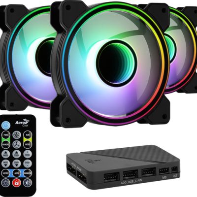 Aerocool Mirage 12 ARGB Pro Boitier PC Ventilateur 12 cm Noir