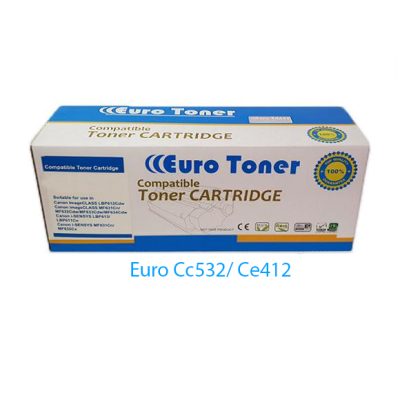 Euro Toner Universal CC532A CAN CRG-118/318/718 Jaune Compatible