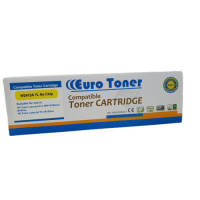 Euro Toner W2412A YL Yellow Compatible Hp