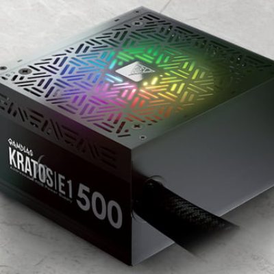 GAMDIAS KRATOS E1-500 unité d’alimentation d’énergie 500 W 20+4 pin ATX ATX Noir