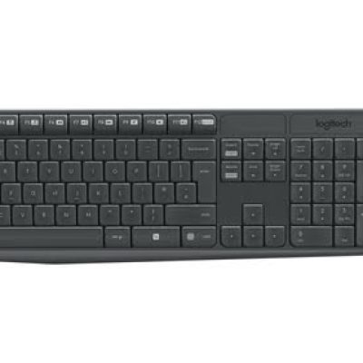 Logitech MK235 clavier Souris incluse USB AZERTY Français Gris