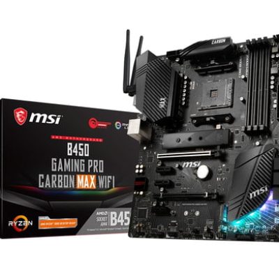 MSI B450 GAMING PRO CARBON MAX WIFI carte mère AMD B450 Emplacement AM4 ATX