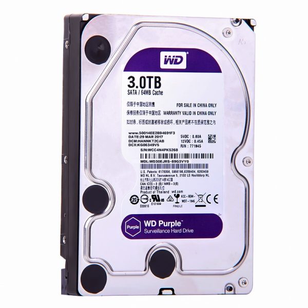 Western Digital Disque Dur (HDD) 3.5″ 8 To Purple