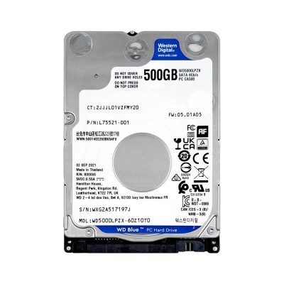 Western Digital Blue Disque Dur (HDD) WD5000LP 2.5″ 500 Go Série ATA III